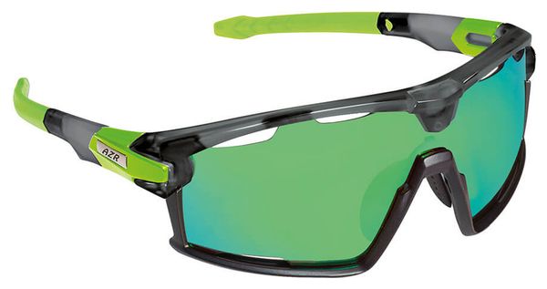 AZR PRO FLASH RX Glasses Black Green / Green Lens
