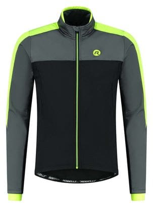 Veste Velo Hiver Rogelli Freeze - Homme - Noir/Gris/Fluor