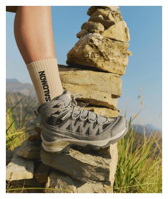 Zapatillas de senderismo Salomon Quest Echo GTX Gris Mujer