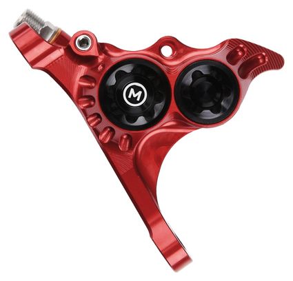 Pinza freno anteriore Hope RX4+ Flat Mount Shimano Red HBSPC76R