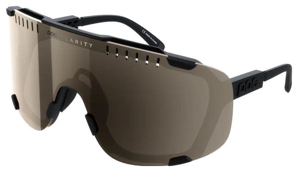 Poc Devour Uranium Black / Clarity Trail Partly Sunny Silver Sunglasses