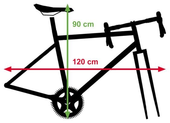 Transporttasche für alle Arten von Fahrrädern Buds Trainbag Race (Zugtauglich)