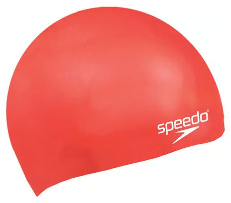 Bonnet de Natation Enfant Speedo Moulded Rouge