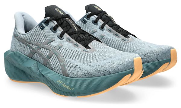 Chaussures Running Asics Novablast 6 Lite-Show Vert/Orange Homme
