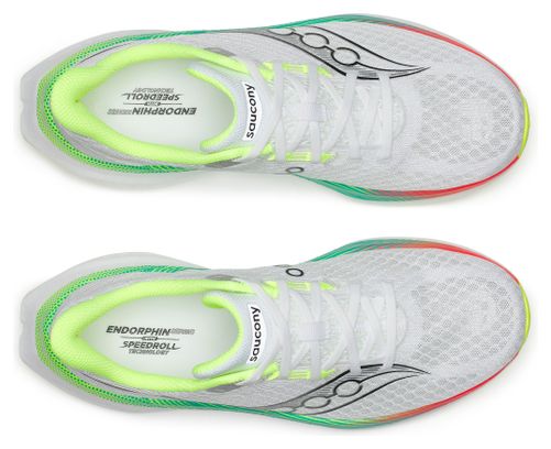 Saucony Endorphin Speed 5 hardloopschoenen, wit/meerkleurig, heren