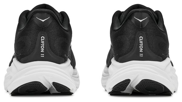 Hoka Clifton 11 hardloopschoenen, zwart/wit, dames
