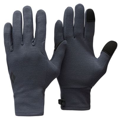 Black Diamond Midweight Wool Undergloves Grey