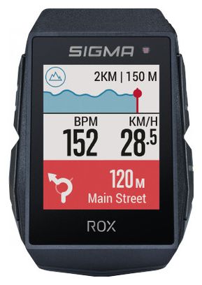 Sigma ROX 11.1 Evo Fietscomputer GPS Zwart - Gereviseerd product