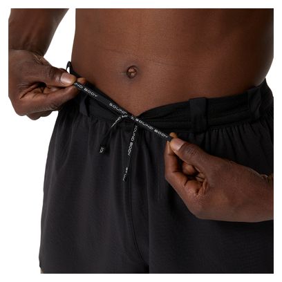 Asics Metarun Split Shorts Schwarz Herren