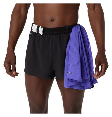 Asics Metarun Split Shorts Schwarz Herren