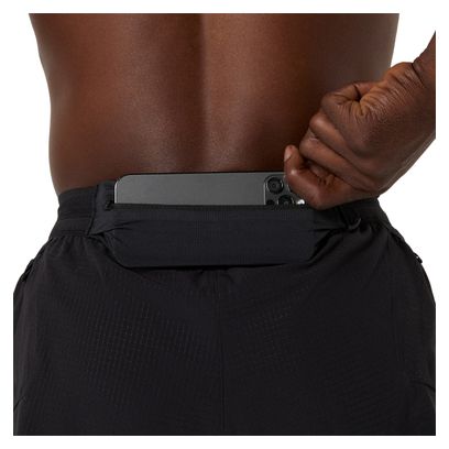 Asics Metarun Split Shorts Schwarz Herren