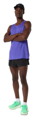Asics Metarun Split Shorts Schwarz Herren