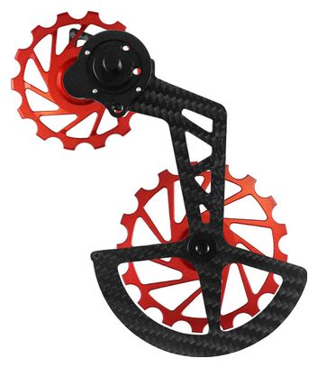 Chape de Dérailleur Nova Ride Shimano GRX 812/817 11 vitesses Rouge