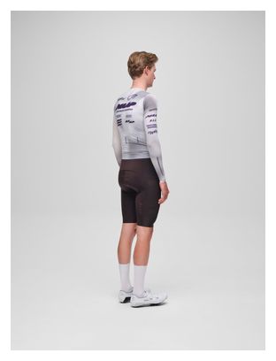 Maap Pro Aero Langarm-Trikot für Herren, grau/violett
