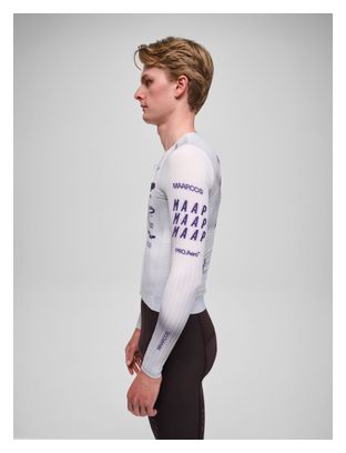 Maap Pro Aero Langarm-Trikot für Herren, grau/violett