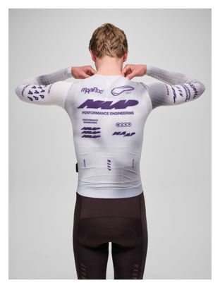 Maap Pro Aero Langarm-Trikot für Herren, grau/violett