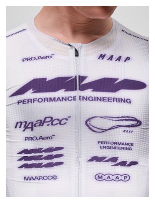 Maap Pro Aero Langarm-Trikot für Herren, grau/violett