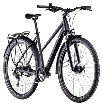 Cube Nature One Allroad Trapezio Bicicletta ibrida Shimano Essa 8S 700 mm Nero 2025