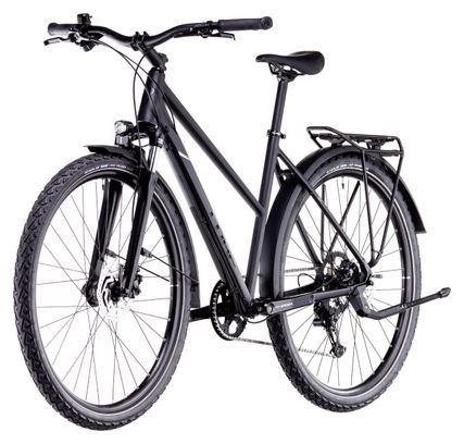 Cube Nature One Allroad Trapezio Bicicletta ibrida Shimano Essa 8S 700 mm Nero 2025