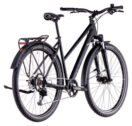 Cube Nature One Allroad Trapezio Bicicletta ibrida Shimano Essa 8S 700 mm Nero 2025