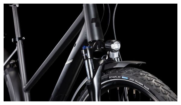 Cube Nature One Allroad Trapezio Bicicletta ibrida Shimano Essa 8S 700 mm Nero 2025