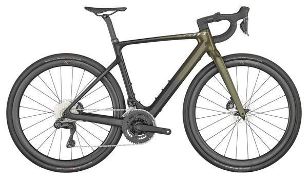 Scott Solace eRide 20 Shimano ultegra Di2 12V 360Wh 700 mm Green electric road bike
