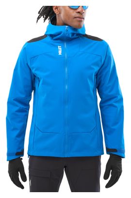 Heren Jas Millet Kamet Shield Softshell Blauw