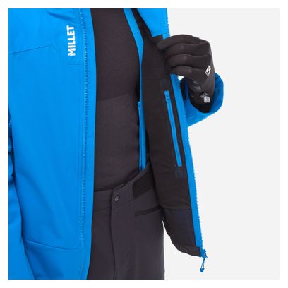 Heren Jas Millet Kamet Shield Softshell Blauw