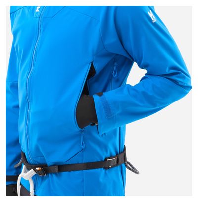 Heren Jas Millet Kamet Shield Softshell Blauw