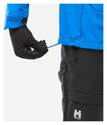 Heren Jas Millet Kamet Shield Softshell Blauw