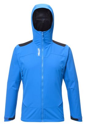 Heren Jas Millet Kamet Shield Softshell Blauw