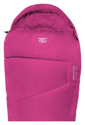 Highlander Sac de couchage momie Sleepline 250 Momie Rose 5°C-Rose