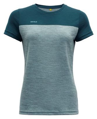 Devold Norang Blue Merino Women's T-Shirt
