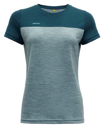 Devold Norang Damen Merino T-Shirt Blau