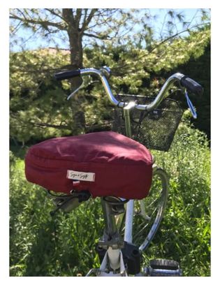 ANNABELLE Couvre selle Bordeaux - SUZON ET SUZETTE