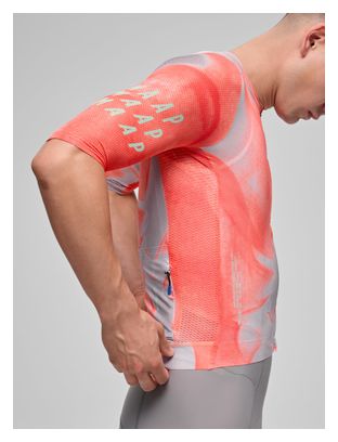Maap Privateer Torbjorn Roed Pro Air 3.0 Short-Sleeve Jersey, Gray/Orange, Men's
