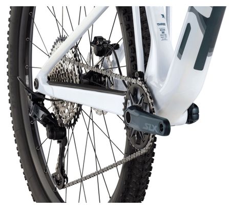 BMC Fourstroke Three Full Suspension MTB Shimano SLX 12S 29'' Blu petrolio scuro Sabbia Bianco 2024