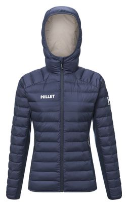 Piumino Millet Fitz Roy Warm Hoodie blu da donna