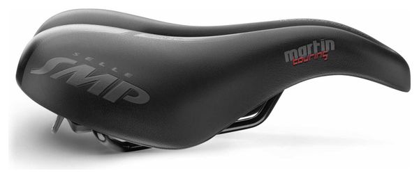 Sella SMP Martin Touring Medium con binari in acciaio FeC30, nera