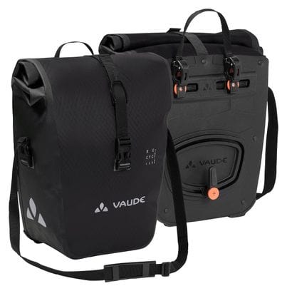 Paar Vaude Aqua Front Gabel Taschen Schwarz (x2)