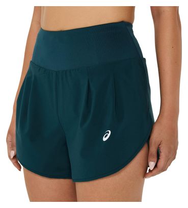 Short Asics Road 3.5in Vert Femme