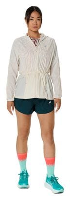 Short Asics Road 3.5in Vert Femme