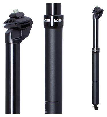 KS Kind Shock ETEN I Telescopic Seatpost Internal Passage Black (Without Control)