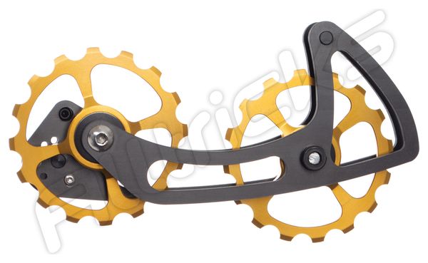 CyclingCeramic Sram Rot / Force / Rival 11s Gold Umwerferkäfig