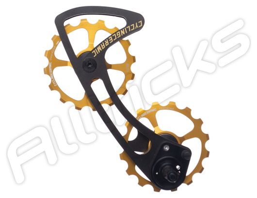 CyclingCeramic Sram Rot / Force / Rival 11s Gold Umwerferkäfig