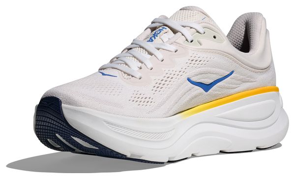 Hoka Bondi 9 Running Shoes White/Orange Men