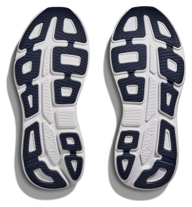 Hoka Bondi 9 Running Shoes White/Orange Men