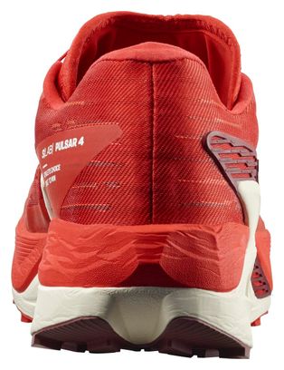 Salomon S/Lab Pulsar 4 Trail Shoes Red/White Unisex