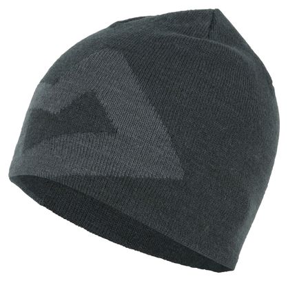 Gestrickte graue Mütze mit Mountain Equipment-Logo