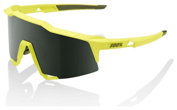 100% Speedcraft Soft Tact Goggles Yellow / Gray / Green Glasses